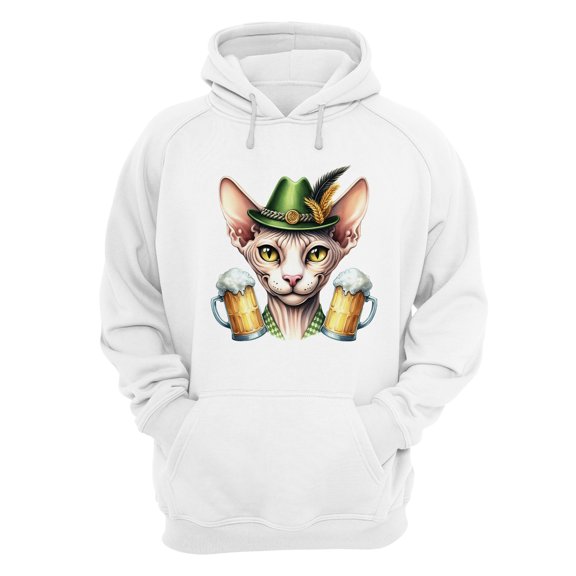 Best Sphynx Dad Proud Beer Lover Happy Oktoberfest Hoodie Unisex Merch Hoodies Cat Lover Kitten Owner Gifts Idea - 02016