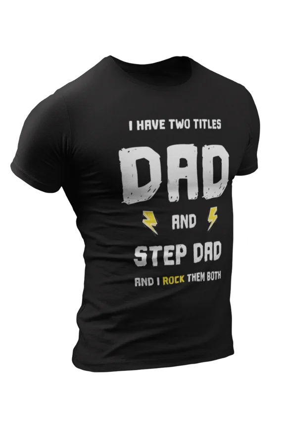 Best Stepdad Gifts Funny Step Dad Gift Idea Fathers Day Present Humor Unisex T-Shirt up to Size 5XL