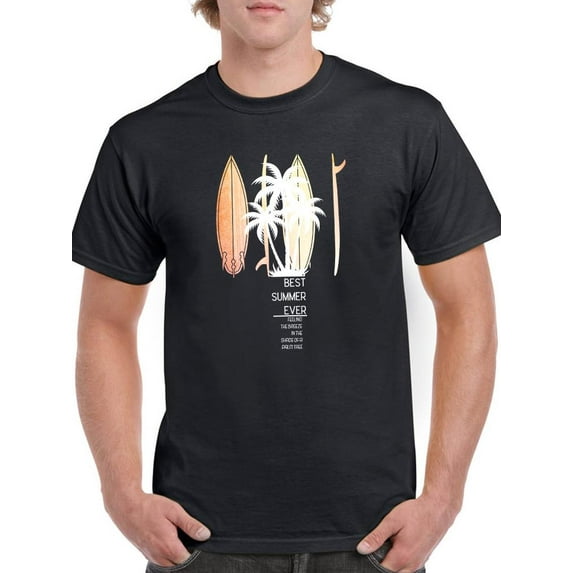 Best Summer Ever T-Shirt Men -Smartprints Designs, Male 5X-Large