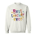 thumbnail image 1 of Best Teacher Ever Design. Sweatshirt Men -Image by Shutterstock, Male 5X-Large, 1 of 4