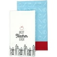 thumbnail image 1 of Best Teacher Ever - Tea Towel Gift Set (2 - 19.75" x 27.5"), 1 of 9