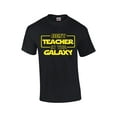 thumbnail image 1 of Best Teacher In The Galaxy Mens Teacher Appreciation Short Sleeve T-shirt Graphic Tee Graphic Tee-Black-medium, 1 of 4