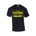 thumbnail image 1 of Best Teacher In The Galaxy Mens Teacher Appreciation Short Sleeve T-shirt Graphic Tee Graphic Tee-Black-small, 1 of 4