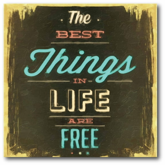 Best Things Gallery-Wrapped Canvas Wall Art, 16x16