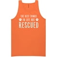 thumbnail image 1 of Best Things In Life Are Rescued Neon Tank Top, 1 of 1