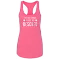 thumbnail image 1 of Best Things In Life Are Rescued Racerback Tank, 1 of 2