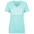 thumbnail image 1 of Best Things In Life Are Rescued Womens V-Neck T-Shirt, 1 of 3
