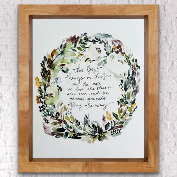 Best Things In Life Boho Hoop Wall Art, People We Love The Places Weve ...