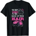 thumbnail image 1 of Best Things in Life Mess Up Your Hair UTV SXS Riding Humor Unisex T-Shirt, up to size 5XL, 1 of 2