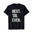 thumbnail image 1 of Best Tio Ever Men's Graphic T-Shirt Funny Spanish Uncle Gift Retro Short Sleeve Tee, 1 of 6