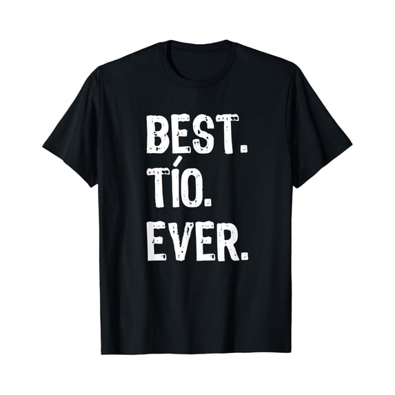 Best Tio Ever Men's Graphic T-Shirt Funny Spanish Uncle Gift Retro Short Sleeve Tee