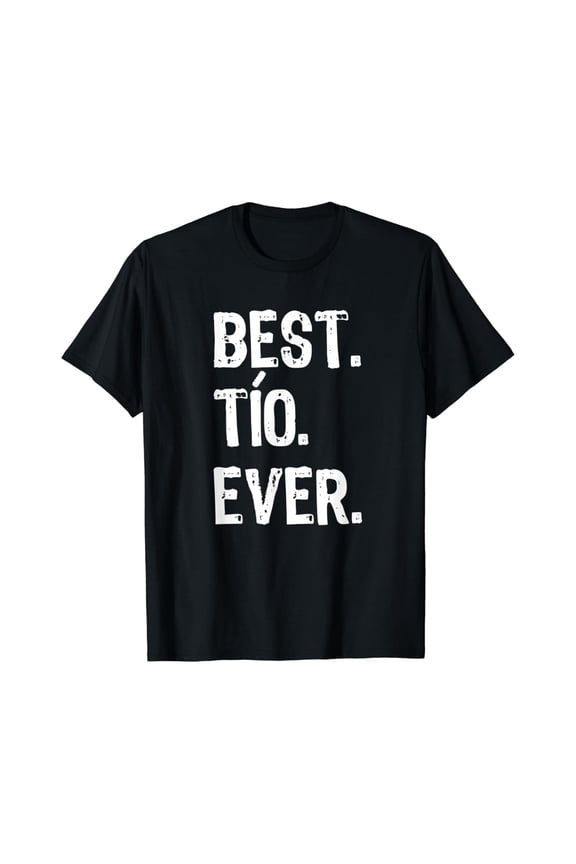 Best Tio Ever Men's Graphic T-Shirt Funny Spanish Uncle Gift Retro Short Sleeve Tee