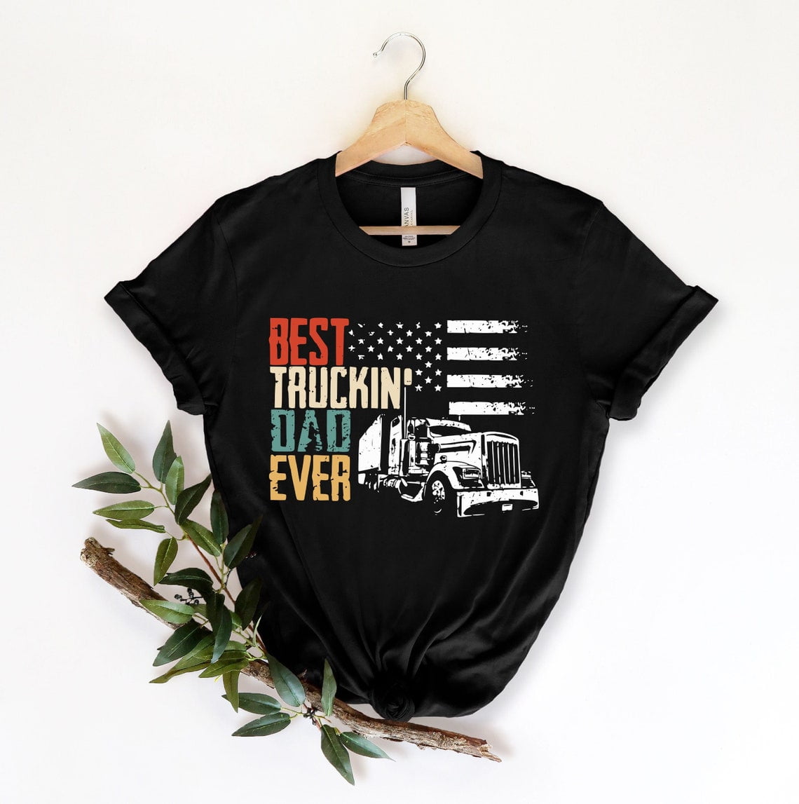 Best Truckin Dad Ever Shirt, Father Day Shirt, Funny Dad Shirt, Dad