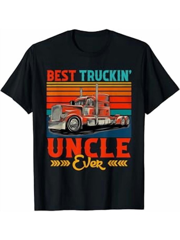 Best Truckin Uncle Ever Vintage T-Shirt