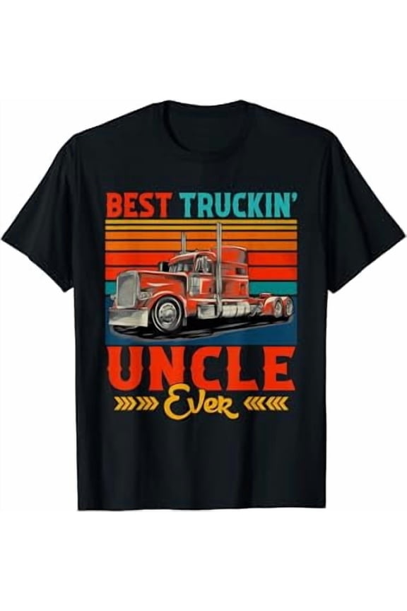 Best Truckin Uncle Ever Vintage T-Shirt