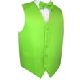 thumbnail image 1 of BEST TUXEDO, Men's Formal, Prom, Wedding, Homecoming, Tuxedo Vest, Bow-Tie & Hankie Set for Prom, Wedding, Cruise in Lime - 2XL, 1 of 3