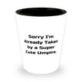 thumbnail image 1 of Best Umpire Gifts, Sorry I'm, Inappropriate Birthday Shot Glass Gifts Idea For Coworkers, Umpire Gifts From Colleagues, Baseball umpire gifts, Perfect baseball gifts, Unique baseball gifts,, 1 of 1