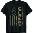 thumbnail image 1 of Best Uncle Ever Camouflage American Flag Father's Day T-Shirt, 1 of 4