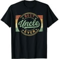 thumbnail image 1 of Best Uncle Ever Emblem Father's Day Uncle Gifts Funny T-Shirt, 1 of 3