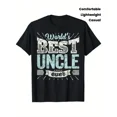 thumbnail image 1 of Best Uncle Ever Graphic Gift for Men Casual Short Sleeve T-Shirt, 1 of 6