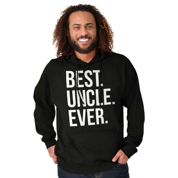 Best Uncle Ever Niece Nephew Hoodie Hooded Sweatshirt Men Brisco Brands X