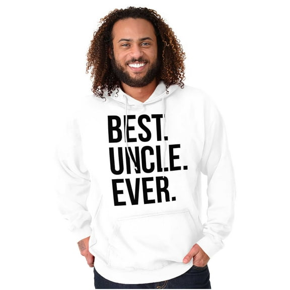 Best Uncle Ever Niece Nephew Men's Big & Tall Graphic Hoodie Brisco Brands 2X