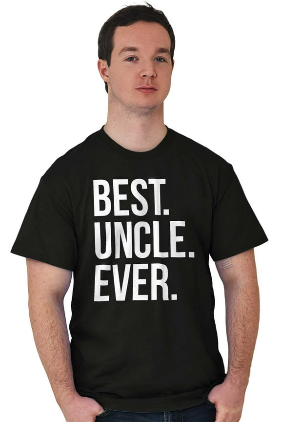 Best Uncle Ever Niece Nephew Men's Graphic T Shirt Tees Brisco Brands L