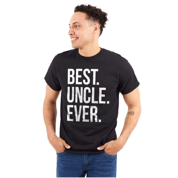 Best Uncle Ever Niece Nephew Men's Graphic T Shirt Tees Brisco Brands S