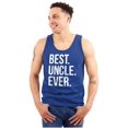 thumbnail image 1 of Best Uncle Ever Niece Nephew Tank Top Sleeveless Tee Men Brisco Brands S, 1 of 6
