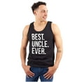 thumbnail image 1 of Best Uncle Ever Niece Nephew Tank Top Sleeveless Tee Men Brisco Brands S, 1 of 6