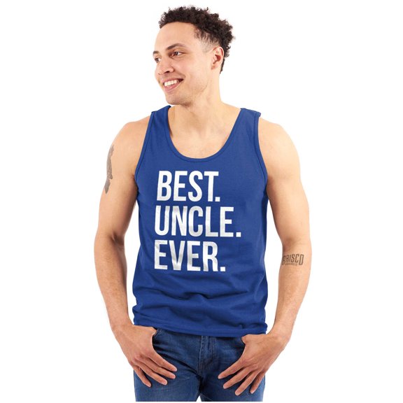 Best Uncle Ever Niece Nephew Tank Top Sleeveless Tee Men Brisco Brands X