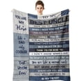 thumbnail image 1 of Best Uncle Gifts Blanket - Uncle Gifts from Niece - Funcle Gifts 80"x60" Blankets - Uncle Gifts from Nephew - Gifts for Uncles from Nieces - Gift for New Uncle - Uncle Birthday Gift Ideas, 1 of 5