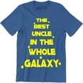 thumbnail image 1 of Best Uncle In The Galaxy Mens Gift Xmas Fathers Day T-Shirt, 1 of 4