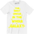 thumbnail image 1 of Best Uncle In The Galaxy Mens Gift Xmas Fathers Day T-Shirt, 1 of 4