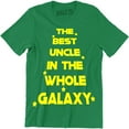 thumbnail image 1 of Best Uncle In The Galaxy Mens Gift Xmas Fathers Day T-Shirt, 1 of 4