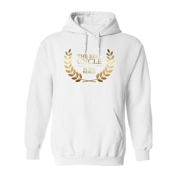 Best Uncle In The World Hoodie Men -SPIdeals Designs, Male x-Large