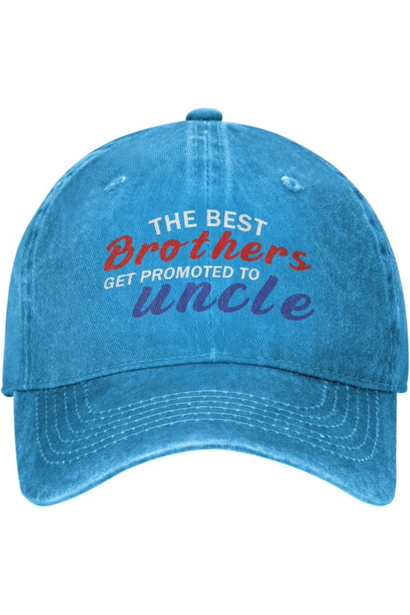 Best Uncle Womens Baseball Caps The Best Brothers Get Promoted to Uncle Hiking Cap for Men's Light Weight Ball Cap