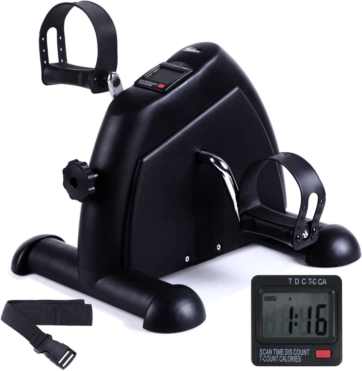 Best Under Desk Bike Pedal Exerciser, Mini Exercise Bike Portable Peddler Sitting for Seniors