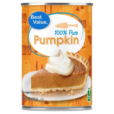 Best Value 100% Pure Pumpkin, 15 oz