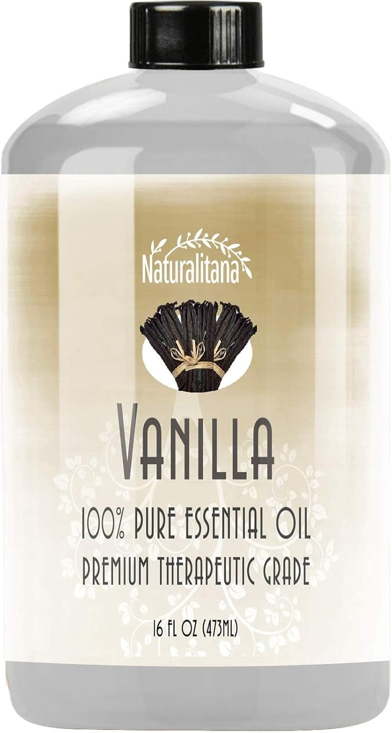Vanilla Scented Essential Oil 16 oz for Diffuser, DIY Fragrance, Bath Bombs, Candle & Soap Making