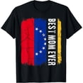 thumbnail image 1 of Best Venezuelan Mom Ever Venezuela Flag Mother's Day Gift T-Shirt, 1 of 4