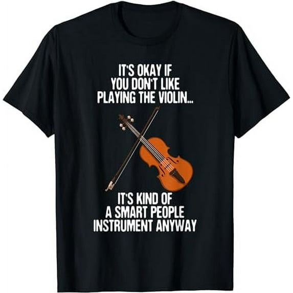 Best Violin Art For Men Women Kids Instrument Violin Player T-Shirt