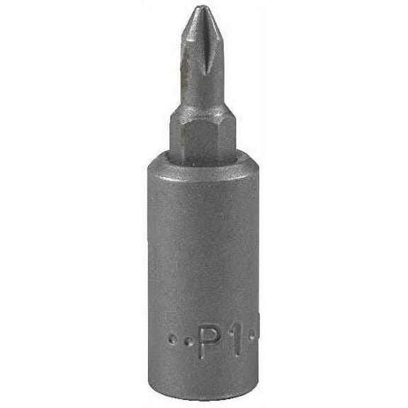 Channellock Phillips Socket Bit - 1/4 In. - 1 Phillip Bit Socket, One Way Screw Drive Bit