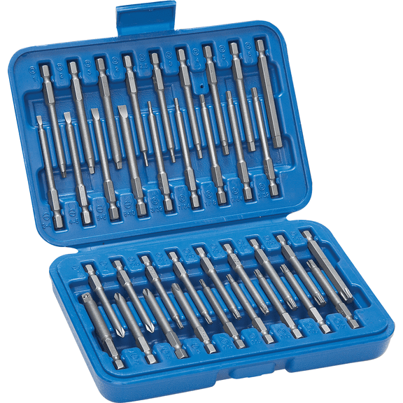 Best Way Tools 36-Piece 3" Power Screwdriver Bit Set - Pack of 4 Heavy-Duty Construction, Professional Use