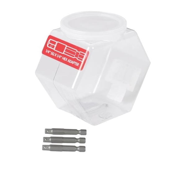 Best Way Tools 84071 Power Socket Adapter - 0.25 x 0.25 Hex