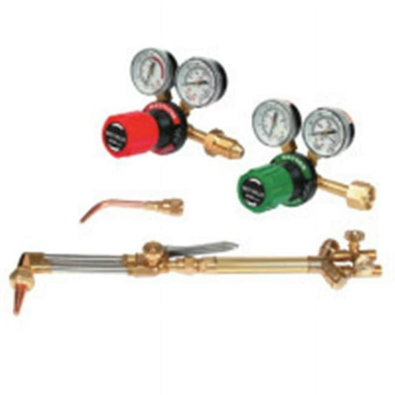 G250 Series Cutting and Welding Outfit, 1/2 in to 5 in Cutting Cap, CGA-540/CGA-300, Deluxe