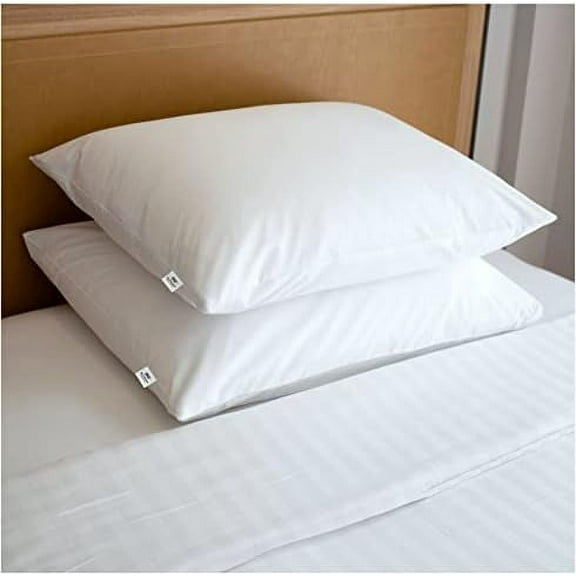 Best Western Victoria Pillow 20x30 Queen Used in Best Western Hotels, Luxury Made in USA, T230 100% Cotton, Eco Adaptive Fiber Fill, Back or Stomach Sleepers, Hypoallergenic$$Bedding