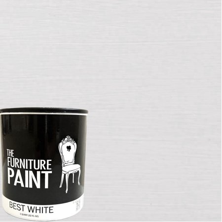 Best White, The Furniture Paint, Ultra Matte Chalky, 1 Step Finish, Quart (32 oz)