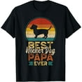 thumbnail image 1 of Best Wiener Dog Papa Ever, Father's Day, Dachshund Grandpa T-Shirt, 1 of 4