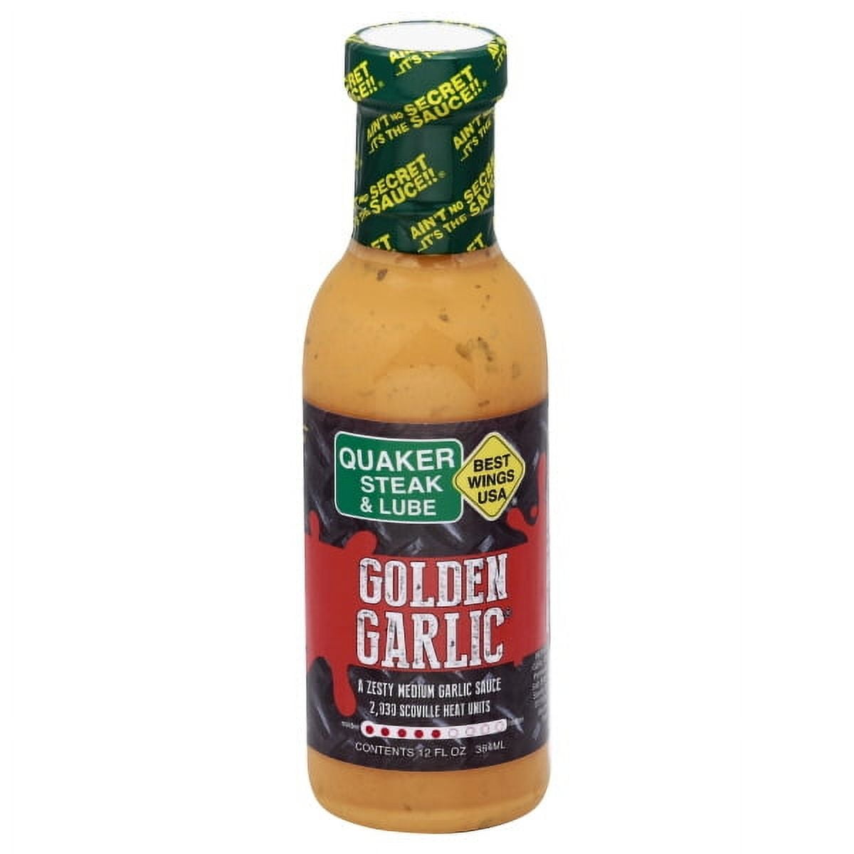 Best Wings USA Quaker Steak & Lube, Golden Garlic Sauce, 12 fl oz